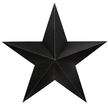 Antique Black Barn Star 24 - The Fox Decor
